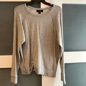 Karen Kane Big Sky Grey Twist Sweatshirt. Size Small. NWT